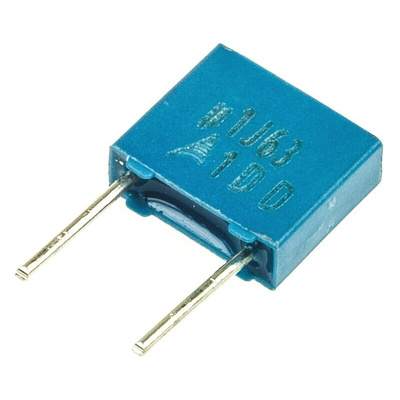 EPCOS B32529 Polyester Film Capacitor, 40 V ac, 63 V dc, ±5%, 100nF, Through Hole