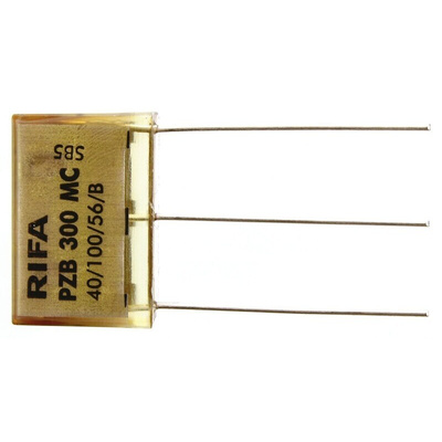 KEMET PZB300 Paper Capacitor, 275V ac, ±20%, 100nF, Through Hole