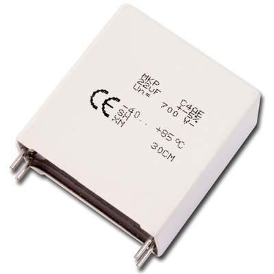 KEMET C4AE Polypropylene Film Capacitor, 450V dc, ±5%, 50μF, Through Hole