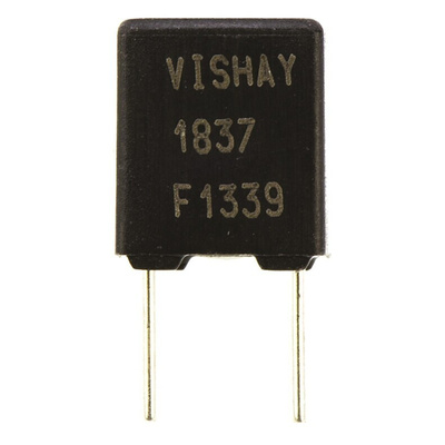 Vishay 47nF Polypropylene Capacitor PP 63 V ac, 100 V dc ±1% Tolerance Through Hole MKP 1837 Series