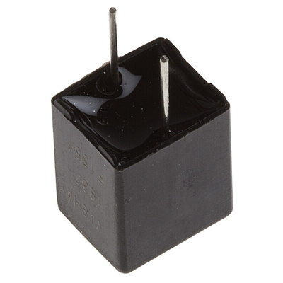 Vishay 100nF Polypropylene Capacitor PP 63 V ac, 100 V dc ±1% Tolerance Through Hole MKP 1837 Series