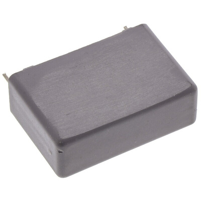Vishay MKT 1822 Polyester Film Capacitor, 40 V ac, 63 V dc, ±10%, 10μF, Through Hole
