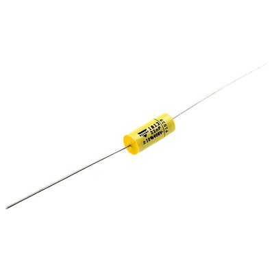 Vishay MKT 1813 Metallised Polyester Film Capacitor, 200 V ac, 400 V dc, ±10%, 22nF, Through Hole