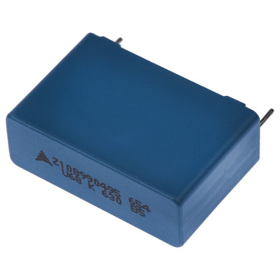 EPCOS B32652 Polypropylene Film Capacitor, 250 V ac, 630 V dc, ±10%, 680nF, Through Hole