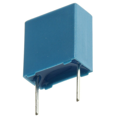EPCOS B32520 Polyester Film Capacitor, 63 V ac, 100 V dc, ±10%, 470nF, Through Hole