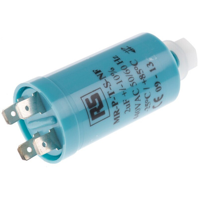 RS PRO Polypropylene Film Capacitor, 440V ac, ±10%, 2μF, Screw Mount