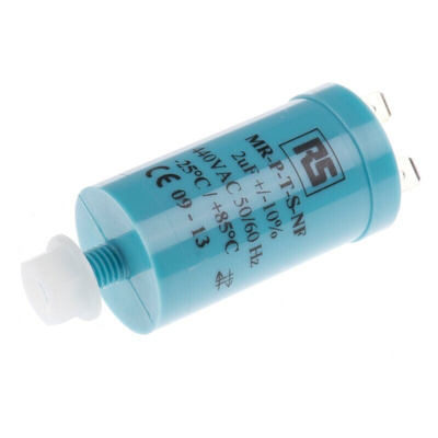 RS PRO Polypropylene Film Capacitor, 440V ac, ±10%, 2μF, Screw Mount