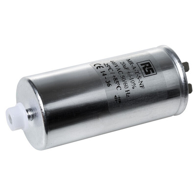 RS PRO Polypropylene Film Capacitor, 440V ac, ±10%, 20μF, Screw Mount