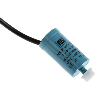 RS PRO Polypropylene Film Capacitor, 440V ac, ±10%, 1.5μF, Screw Mount