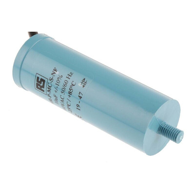 RS PRO Polypropylene Film Capacitor, 440V ac, ±10%, 10μF, Screw Mount
