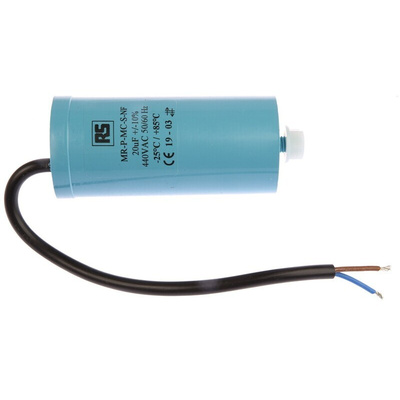 RS PRO Polypropylene Film Capacitor, 440V ac, ±10%, 20μF, Screw Mount