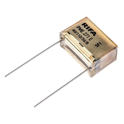 KEMET PME271 Paper Capacitor, 300V ac, ±20%, 100nF, Through Hole