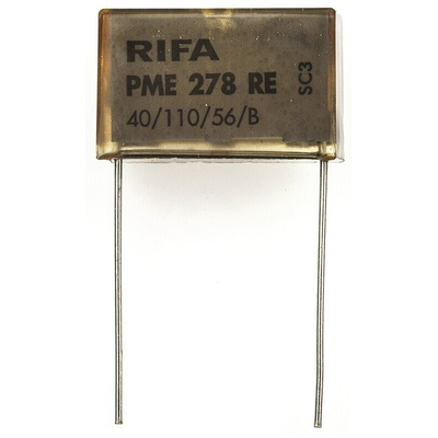KEMET PME278 Paper Capacitor, 440V ac, ±20%, 100nF, Through Hole
