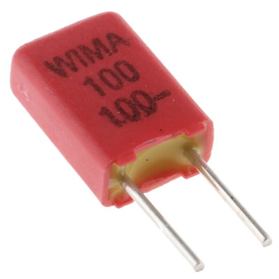 WIMA FKP2 Polypropylene Film Capacitor, 63 V ac, 100 V dc, ±5%, 100pF, Through Hole