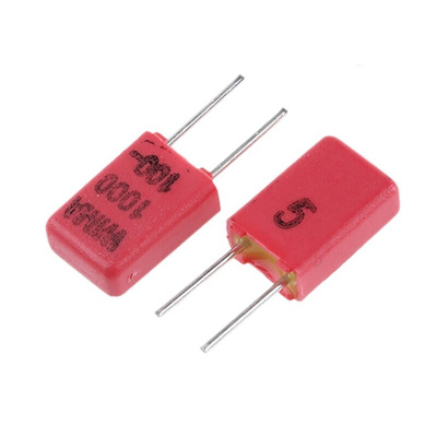 WIMA FKP2 Polypropylene Film Capacitor, 63 V ac, 100 V dc, ±5%, 1nF, Through Hole