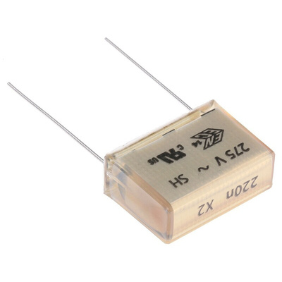 KEMET PME271 Paper Capacitor, 275V ac, ±10%, 220nF, Through Hole