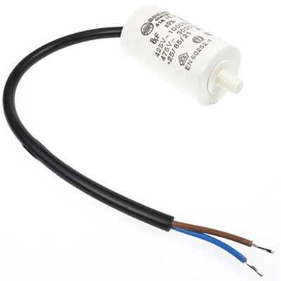 Ducati Energia 4.16.10 Polypropylene Film Capacitor, 400 → 500V ac, ±5%, 8μF, Stud Mount