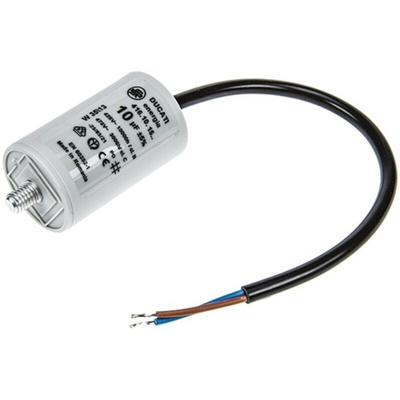 Ducati Energia 4.16.10 Polypropylene Film Capacitor, 400 → 500V ac, ±5%, 10μF, Stud Mount