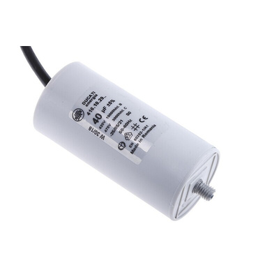 Ducati Energia 4.16.10 Polypropylene Film Capacitor, 400 → 500V ac, ±5%, 40μF, Stud Mount