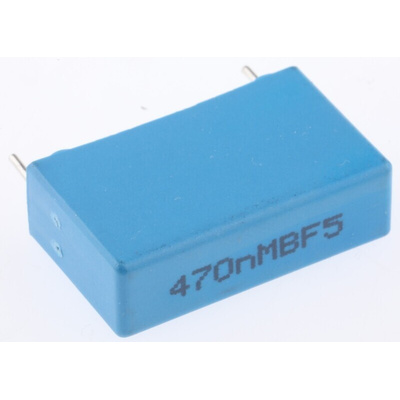 KEMET PHE840 Metallised Polypropylene Film Capacitor, 275V ac, ±20%, 470nF, Through Hole