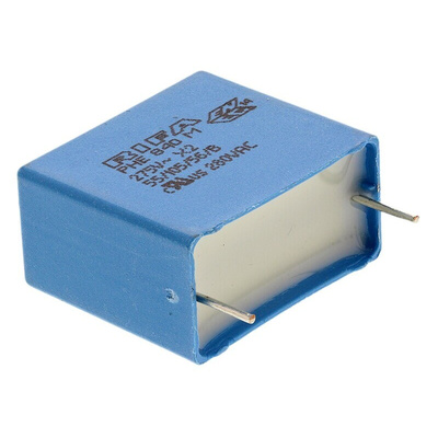 KEMET PHE840 Metallised Polypropylene Film Capacitor, 275V ac, ±20%, 1μF, Through Hole