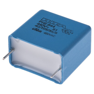 KEMET PHE844 Metallised Polypropylene Film Capacitor, 440 V ac, 480 V ac, ±20%, 470nF, Through Hole