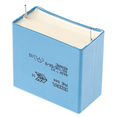 KEMET PHE844 Metallised Polypropylene Film Capacitor, 440 V ac, 480 V ac, ±20%, 2.2μF, Through Hole