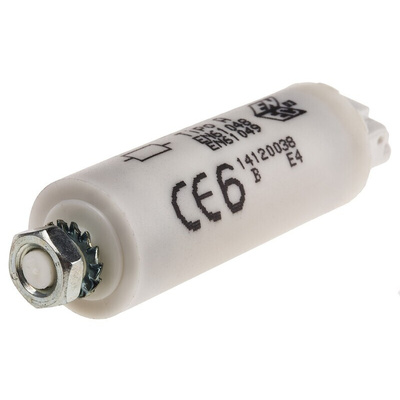 KEMET 6μF Polypropylene Capacitor PP 250V ac ±10% Tolerance Cable Mount C3B Series