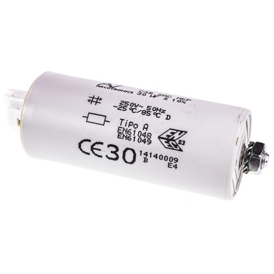 KEMET 30μF Polypropylene Capacitor PP 250V ac ±10% Tolerance Cable Mount C3B Series