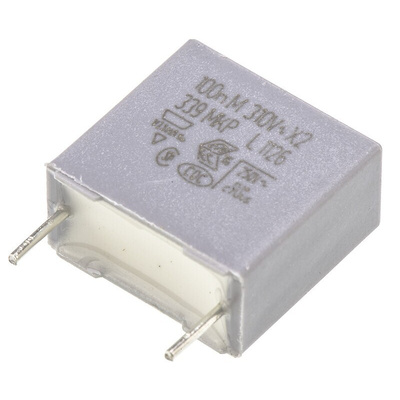 Vishay MKP 339 Polypropylene Film Capacitor, 310V ac, ±20%, 100nF, Through Hole