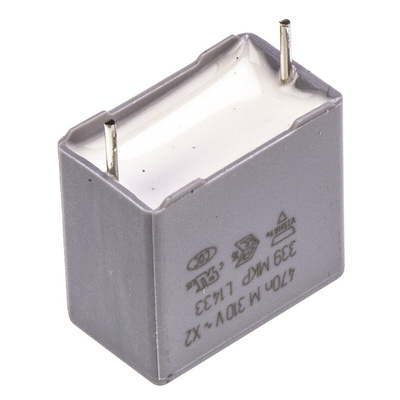 Vishay MKP 339 Polypropylene Film Capacitor, 310V ac, ±20%, 470nF, Through Hole