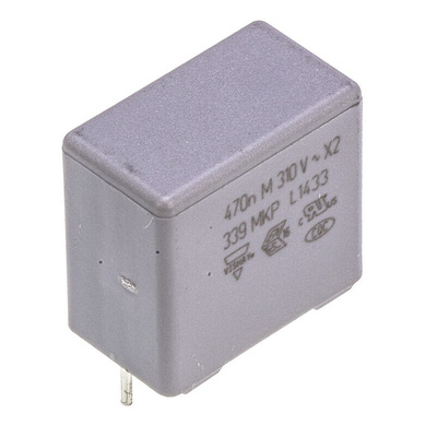 Vishay MKP 339 Polypropylene Film Capacitor, 310V ac, ±20%, 470nF, Through Hole