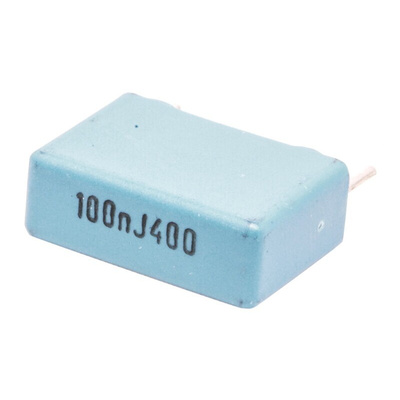 KEMET PHE450 Metallised Polypropylene Film Capacitor, 250 V ac, 400 V dc, ±5%, 100nF, Through Hole