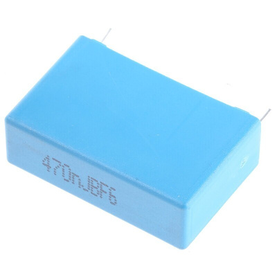 KEMET PHE450 Metallised Polypropylene Film Capacitor, 250 V ac, 400 V dc, ±5%, 470nF, Through Hole