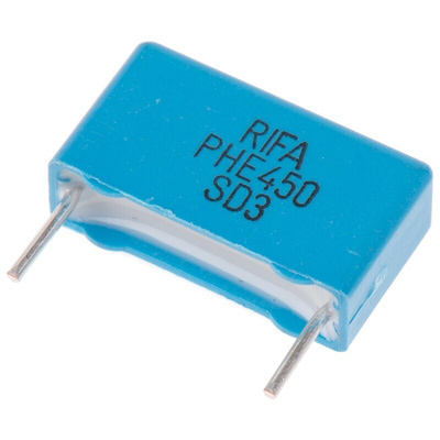 KEMET PHE450 Metallised Polypropylene Film Capacitor, 1.6 kV dc, 650 V ac, ±5%, 4.7nF, Through Hole