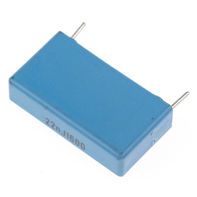 KEMET PHE450 Metallised Polypropylene Film Capacitor, 1.6 kV dc, 650 V ac, ±5%, 22nF, Through Hole