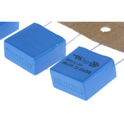 EPCOS B32922C Polypropylene Film Capacitor, 305V ac, ±20%, 470nF, Through Hole