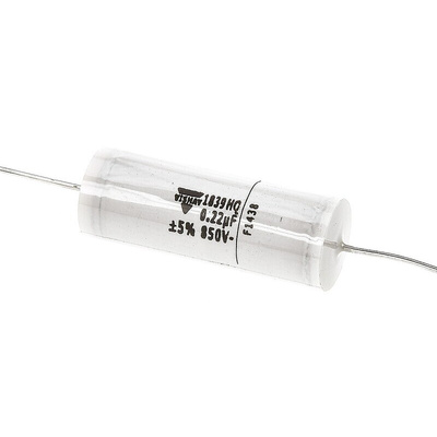 Vishay MKP 1839 HQ Polypropylene Film Capacitor, 800V dc, ±5%, 220nF, Through Hole