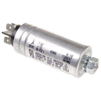 Epcos B32332 Polypropylene Film Capacitor, 450V ac, ±5%, 7.5μF, Stud Mount