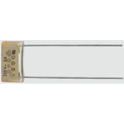 KEMET PME271 Paper Capacitor, 250V ac, ±20%, 1.5nF, Through Hole