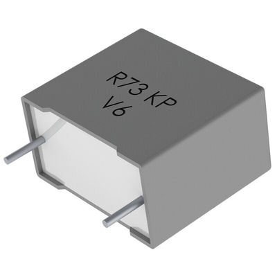 KEMET R73 Polypropylene Film Capacitor, 2 kV dc, 500 V ac, ±5%, 10nF, Through Hole