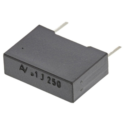 KEMET R60 Polyester Film Capacitor, 160 V ac, 250 V dc, ±5%, 100nF, Through Hole