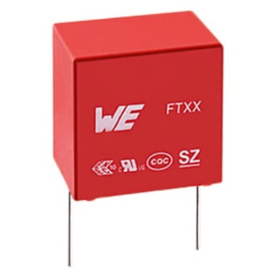 Wurth Elektronik WCAP-FTXX Metallised Polypropylene Film Capacitor, 310V ac, ±10%, 470nF