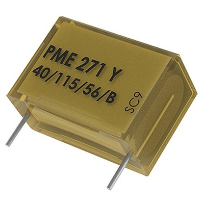 KEMET PME271 Paper Capacitor, 300V ac, ±20%, 2.2nF, Through Hole