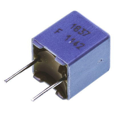 Vishay 68nF Polypropylene Capacitor PP 63 V ac, 100 V dc ±1% Tolerance Through Hole MKP 1837 Series