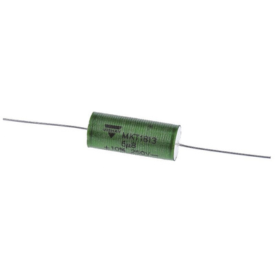 Vishay MKT 1813 Metallised Polyester Film Capacitor, 160 V ac, 250 V dc, ±10%, 6.8μF, Through Hole