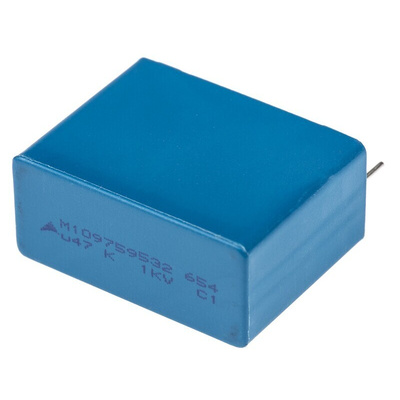 EPCOS B32654 Polypropylene Film Capacitor, 1 kV dc, 250 V ac, ±10%, 470nF, Through Hole