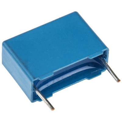 EPCOS B32522 Polyester Film Capacitor, 63 V ac, 100 V dc, ±10%, 2.2μF, Through Hole