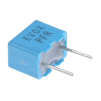 KEMET PFR510 Polypropylene Film Capacitor, 250 V ac, 630 V dc, ±5%, 100pF, Through Hole