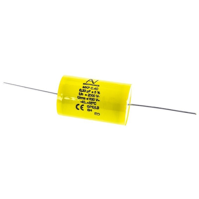 KEMET C4C Metallised Polypropylene Film Capacitor, 2kV dc, ±5%, 330nF, Through Hole